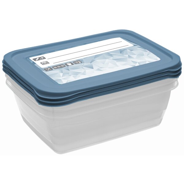 keeeper Gefrierdosen-Set Mia "Magic Ice", 3x 1,25 Liter