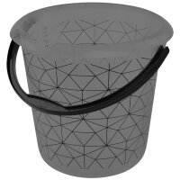 keeeper Seau déco ilvie polygon, rond, 10 litres