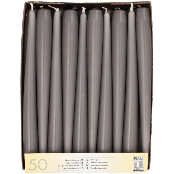STARPAK Leuchterkerzen, 22 mm, beere, 50er Pack