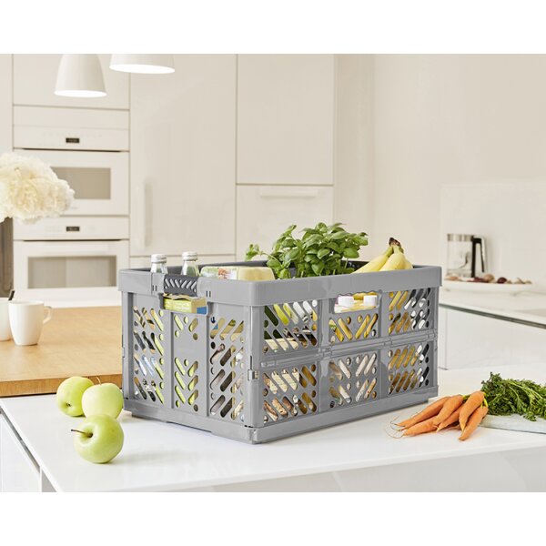 keeeper Caisse de rangement pliante ben, 45L, nordic-green