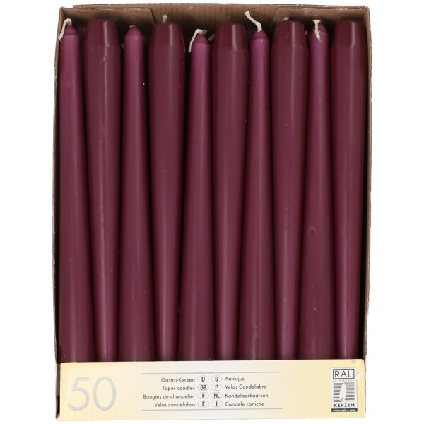 STARPAK Bougie de chandelier, 22 mm, pack de 50, rouille