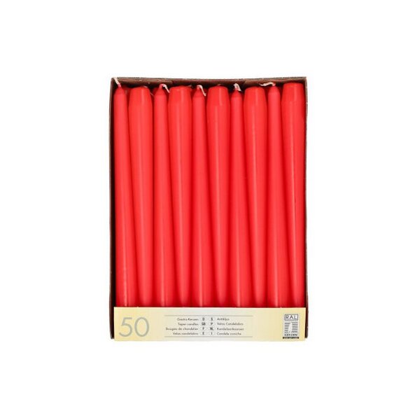 STARPAK Bougie de chandelier, 22 mm, pack de 50, rouille