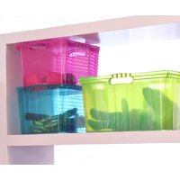 keeeper Boîte de rangement franz, 24 litres, crystal-grey