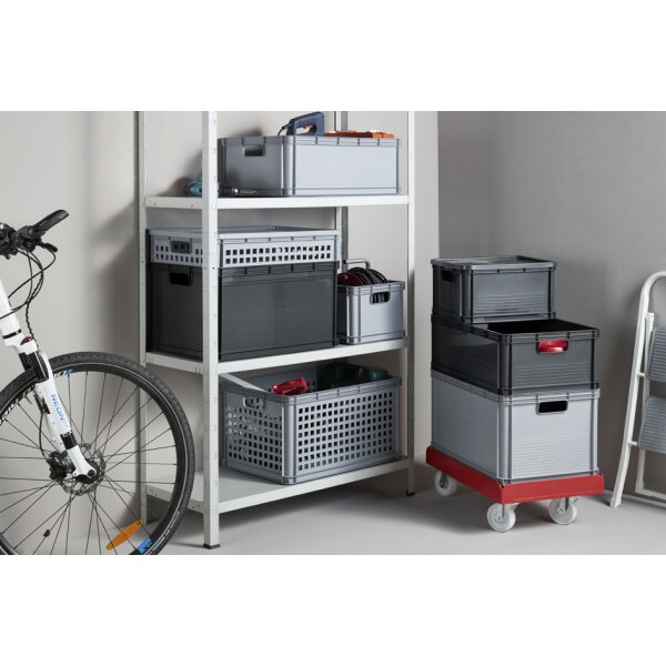 keeeper Caisse de rangement robert, 20 litres, nordic-grey