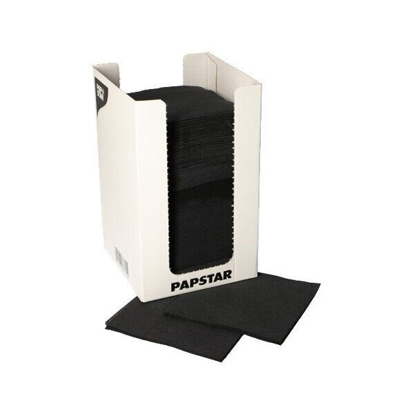 PAPSTAR Serviette cocktail PUNTO, 200 x 200 mm, blanc