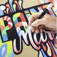 STAEDTLER Marqueur acrylique paint marker Lumocolor, blanc