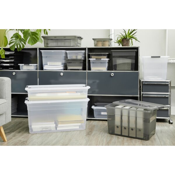 keeeper Boîte de rangement cornelia, crystal-grey