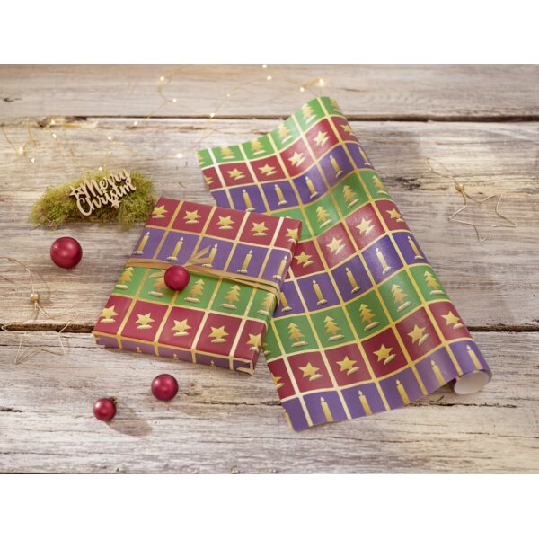 sigel Papier cadeau de Noël Cut-out-style, en rouleau