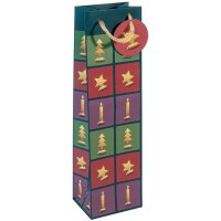 sigel Weihnachts-Flaschentüte "Cut-out...