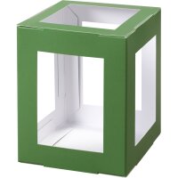 folia Laternen-Zuschnitt, 135 x 135 x 180 mm, schwarz