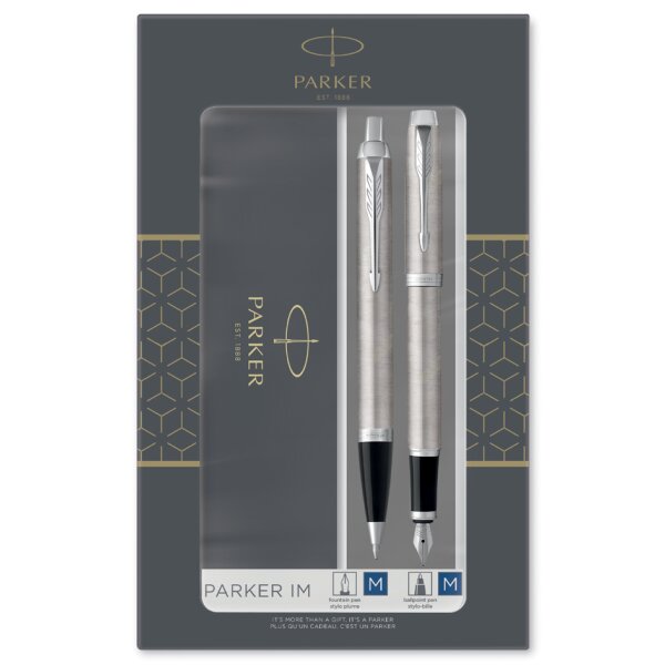 PARKER Schreibger&auml;te-Set IM Essential, Edelstahl C.C.