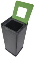 ALBA Wertstoffsammelbox für Kunststoff, schwarz...