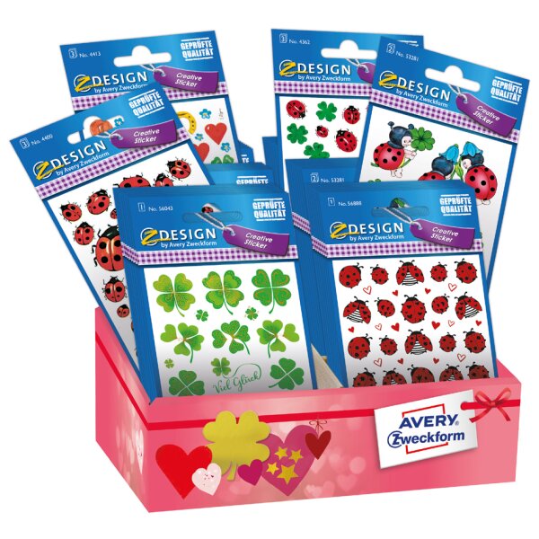 AVERY Zweckform ZDesign Cr&eacute;atif Assortiment Porte-bonheur