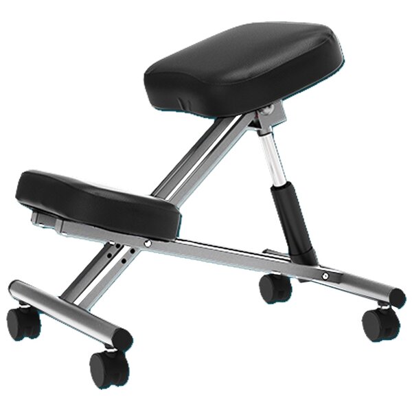 Repose-pied Ergonomique De Bureau Avec Surface Massante - Incliné, Tapis Amovible PVC - 45x30x12 Cm Noir