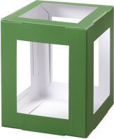 folia Pièces en carton pour mini lanterne, vert