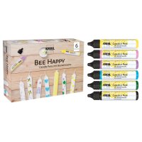 KREUL Candle Pen "Bee Happy", 6er-Set