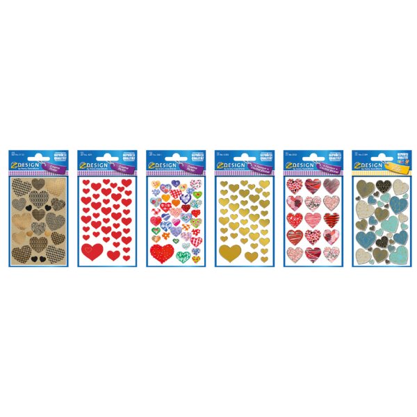 AVERY Zweckform ZDesign CREATIVE Herzen Sortiment