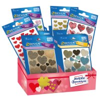 AVERY Zweckform ZDesign CREATIVE Herzen Sortiment