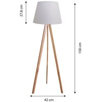UNiLUX Lampadaire à LED TOOKA, hauteur 1520 mm,...