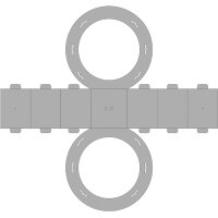 folia Rund-Laternen-Zuschnitt, Durchm.: 220 mm, weiss