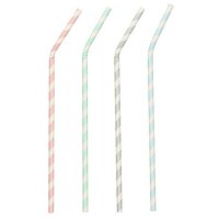 PAPSTAR Papier-Trinkhalm "Stripes", 220 mm,...