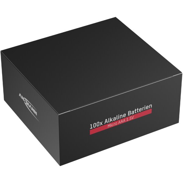 ANSMANN Alkaline Batterien RED – 20 Stück AAA Micro – 1,5 V, Langlebige Energie