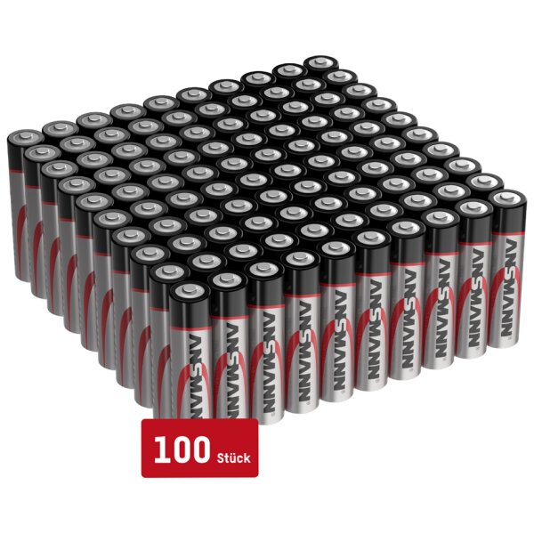 ANSMANN Alkaline Batterie, Micro AAA, 100er Pack