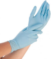 HYGONORM Nitril-Handschuh ALLFOOD SAFE, M, blau, puderfrei