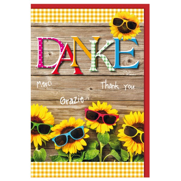 SUSY CARD Grusskarte "Danke"