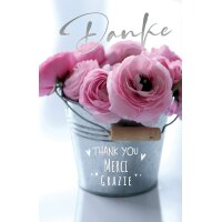 SUSY CARD Grusskarte "Danke"