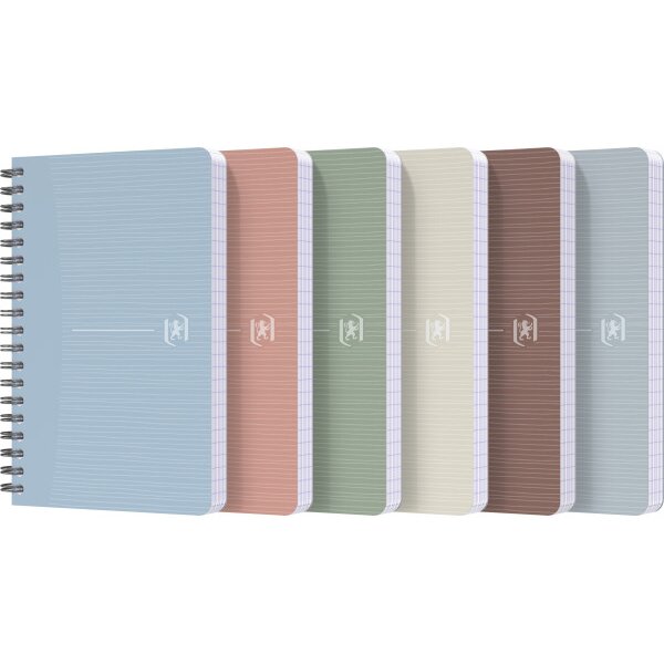 OXFORD Cahier spirale My RecUp A4 400155803 ass., quadrill&eacute; 5mm 90 feuil.
