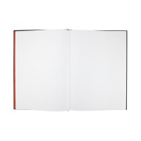 OXFORD Black nRed Carnet note 100080489 A4, blanco 96 flls.