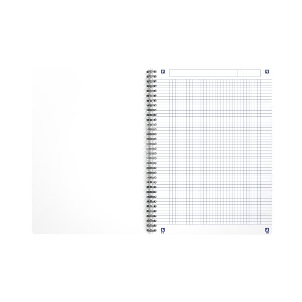 OXFORD My RecUp Carnet spirale 400166098 A4, quadrillé 90 flls, vert