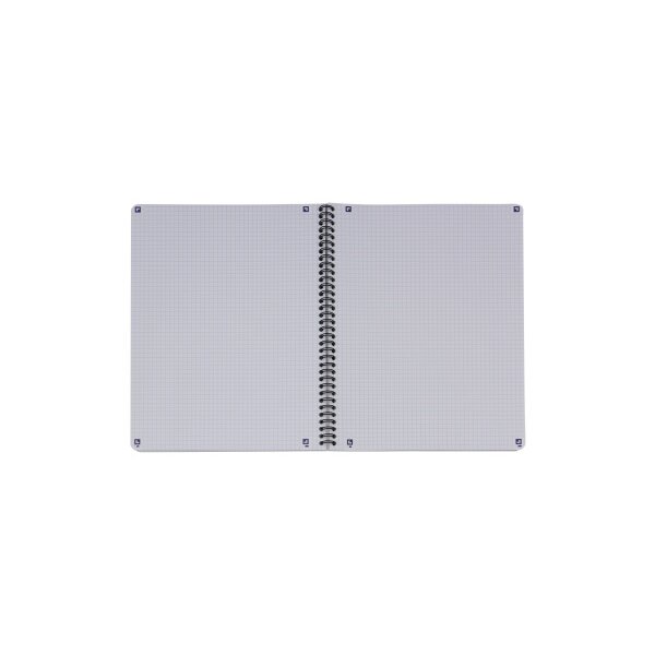 OXFORD Touch Spiralheft 400103996 A4, kariert 70 Blatt, blau