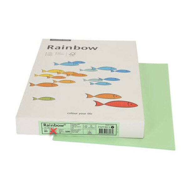 RAINBOW Papier mittelgr&uuml;n/75 A3 88042632 FSC, 80g 500 Blatt