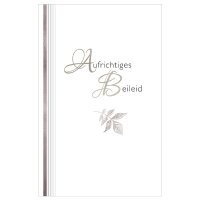 SUSY CARD Trauerkarte "Steg-Bank"