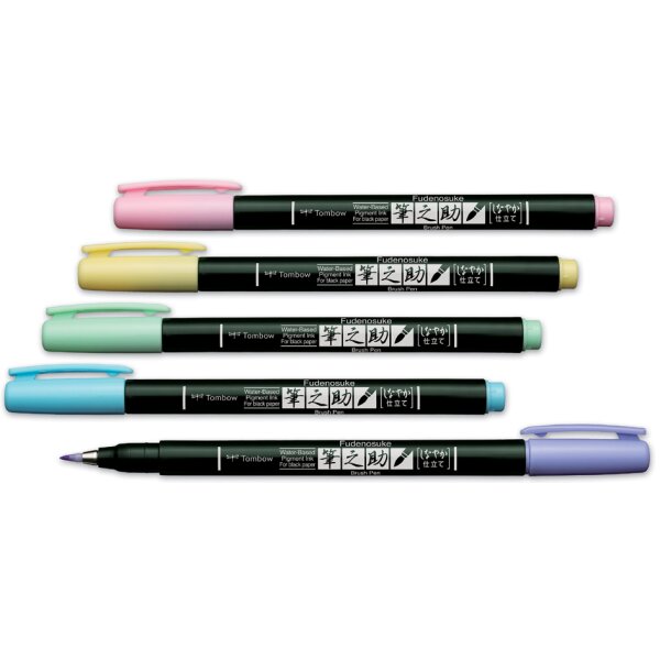 Tombow Kalligraphie-Stift Fudenosuke Pastel, lavendel