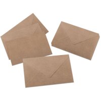 sigel Enveloppe Nature, C6, gommée, marron