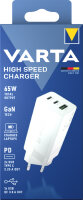 VARTA USB-Adapterstecker High Speed Charger, weiss, 65 W