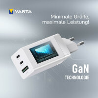 VARTA USB-Adapterstecker High Speed Charger, weiss, 65 W