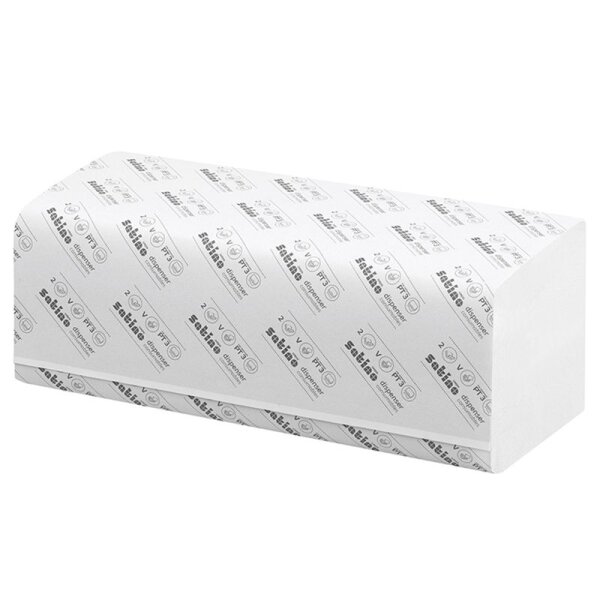 Satino Prestige Falthandt&uuml;cher Z-Falz 2-lagig hochweiss - 1 Palette (75000 St&uuml;ck)