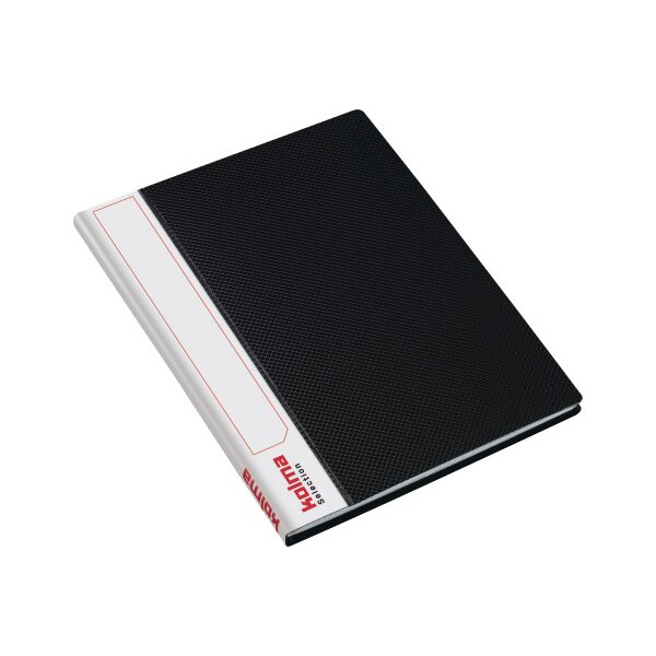 KOLMA Sichtbuch Selection A5 03.732.06 schwarz 20 Taschen