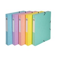 EXACOMPTA Sammelbox Aquarel A4 59550E ass., Manila 25mm