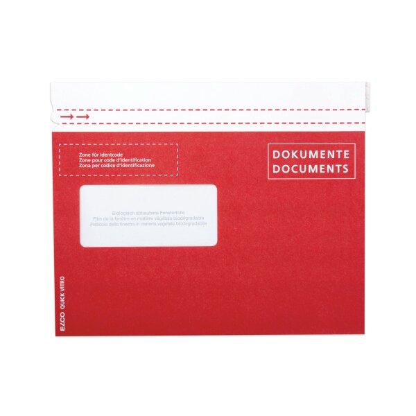 ELCO Porte-documents Quick Vitro 29129.80 C5 rouge f. gauche 250