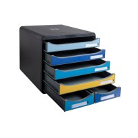 EXACOMPTA Schubladenbox BeeBlue A4+ 3124202D Big Box...