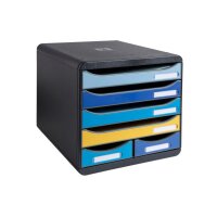 EXACOMPTA Schubladenbox BeeBlue A4+ 3124202D Big Box...