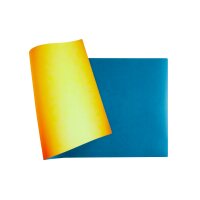 EXACOMPTA Sous-main BeeBlue 29145E turquoise/safran 40x80 cm