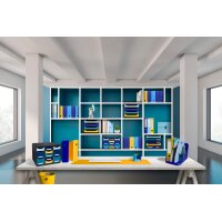 EXACOMPTA Corb. à courrier BeeBlue A4+ 113204D Combo Midi, bleu marine