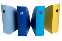 EXACOMPTA Stehsammler BeeBlue A4+ 18202SETD Set Mag Cube, 4 Farben ass.