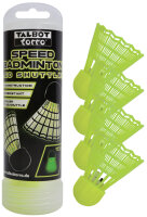 TALBOT torro LED Speed Badminton Shuttle Ball, 4er Pack
